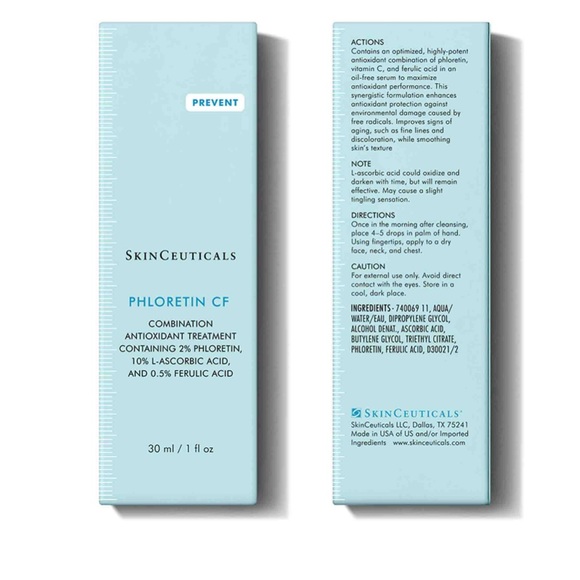 SkinCeuticals Vitamin C Serum Phloretin CF BRAND NEW NEVER OPENED IN BOX - Picture 2 of 5